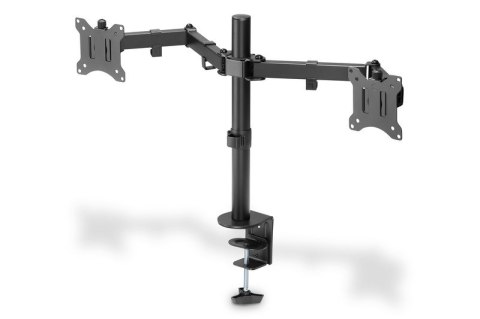 Digitus Uchwyt biurkowy podwójny z zaciskiem 2xLCD max. 32" max. Obciążenie 2x 8kg uchylno-obrotowy czarny Digitus Uchwyt biurkowy podwójny z zaciskiem 2xLCD max. 32" max. Obciążenie 2x 8kg uchylno-obrotowy czarny