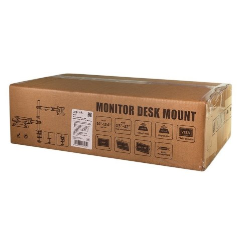 LogiLink Uchwyt na 2 monitory 13-32 cale lub notebooka