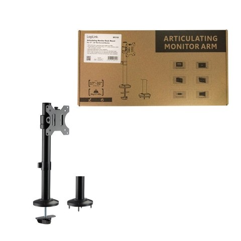 LogiLink Uchwyt na monitor 17-32 cale Stalowy LogiLink Uchwyt na monitor 17-32 cale Stalowy