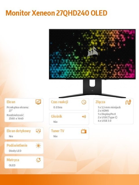 Corsair Monitor Xeneon 27QHD240 OLED
