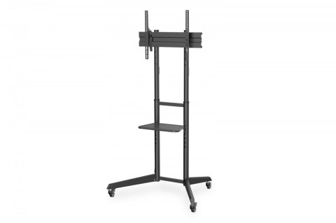 Digitus Stojak mobilny pojedynczy z półką 1xLCD max. 70" max. 50kg, VESA max. 600x400 Digitus Stojak mobilny pojedynczy z półką 1xLCD max. 70" max. 50kg, VESA max. 600x400