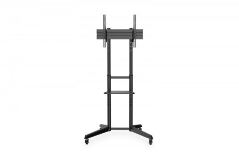 Digitus Stojak mobilny pojedynczy z półką 1xLCD max. 70" max. 50kg, VESA max. 600x400 Digitus Stojak mobilny pojedynczy z półką 1xLCD max. 70" max. 50kg, VESA max. 600x400