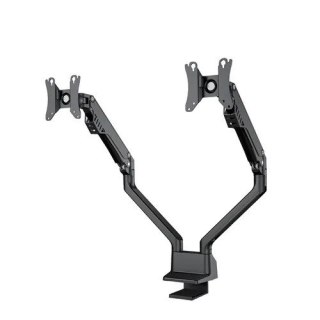 Neomounts Uchwyt biurkowy FPMA-D750DBLACK2 na 2 ekrany 10-32 cali 75x75-100x100 2-8kg h:20-51cm PIVOT 180 stopni