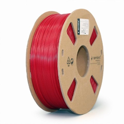 Gembird Filament drukarki 3D ABS/1.75 mm/1kg/czerwony Gembird Filament drukarki 3D ABS/1.75 mm/1kg/czerwony