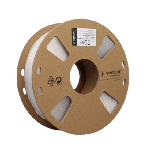 Gembird Filament drukarki 3D PETG/1.75mm/1kg/naturalny Gembird Filament drukarki 3D PETG/1.75mm/1kg/naturalny