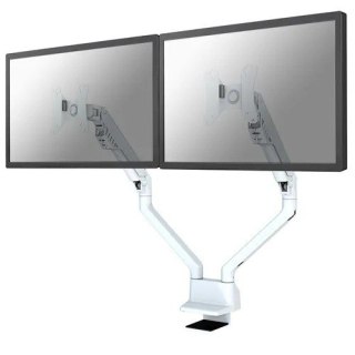 Neomounts Uchwyt biurkowy FPMA-D750DWHITE2 na 2 ekrany 10-32 cali 75x75-100x100 2-8kg h:20-51cm PIVOT 180 stopni