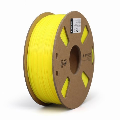 Gembird Filament drukarki 3D ABS/1.75mm/żółty Gembird Filament drukarki 3D ABS/1.75mm/żółty