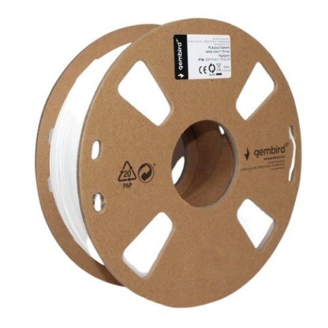 Gembird Filament drukarki 3D PLA PLUS/1.75mm/biały Gembird Filament drukarki 3D PLA PLUS/1.75mm/biały