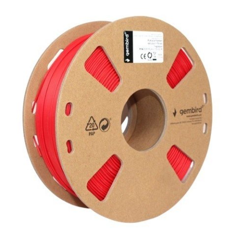 Gembird Filament drukarki 3D PLA PLUS/1.75mm/czerwony Gembird Filament drukarki 3D PLA PLUS/1.75mm/czerwony