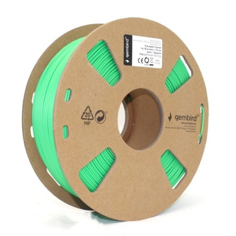 Gembird Filament drukarki 3D PLA/1.75mm/zielony Gembird Filament drukarki 3D PLA/1.75mm/zielony