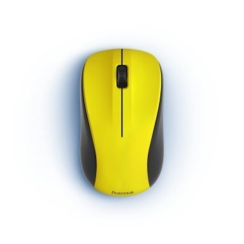 Hama Mysz bezprzewodowa MW-300 V2 Żółta Hama Mysz bezprzewodowa MW-300 V2 Żółta