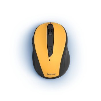 Hama Mysz bezprzewodowa MW-400 V2 Żółta Hama Mysz bezprzewodowa MW-400 V2 Żółta