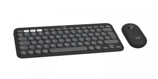 Logitech Zestaw klawiatura i mysz Pebble Combo for Mac Tonal Graphite 920-012244 Grafitowy