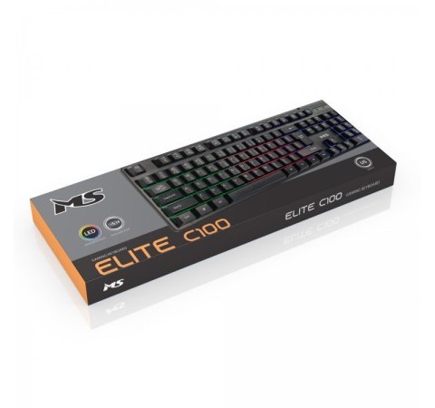 MS Klawiatura gamingowa Elite C100 LED membranowa MS Klawiatura gamingowa Elite C100 LED membranowa