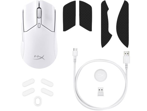 HyperX Mysz bezprzewodowa Pulsefire Haste 2 Gaming biała HyperX Mysz bezprzewodowa Pulsefire Haste 2 Gaming biała