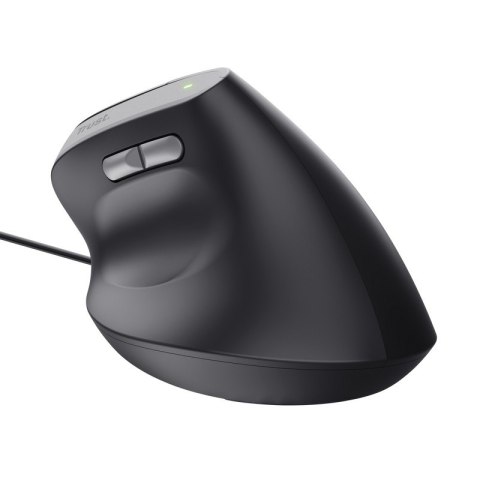 Trust Mysz ergonomiczna przewodowa Bayo II czarna Trust Mysz ergonomiczna przewodowa Bayo II czarna