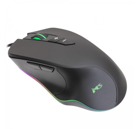 MS Mysz gamingowa przewodowa Nemesis C340 4000 DPI RGB LED programowalne przyciski czarna MS Mysz gamingowa przewodowa Nemesis C340 4000 DPI RGB LED programowalne przyciski czarna