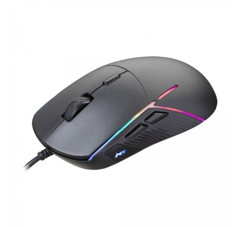 MS Mysz gamingowa przewodowa Nemesis C375 7200 DPI RGB LED czarna MS Mysz gamingowa przewodowa Nemesis C375 7200 DPI RGB LED czarna