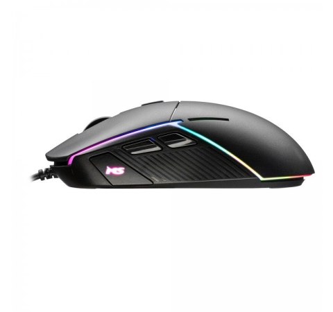 MS Mysz gamingowa przewodowa Nemesis C375 7200 DPI RGB LED czarna MS Mysz gamingowa przewodowa Nemesis C375 7200 DPI RGB LED czarna