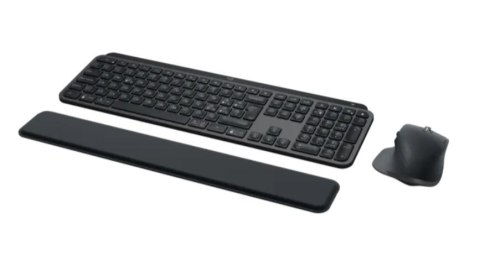 Logitech Klawiatura MX Keys S + mysz + podkładka Combo Graphite US 920-011614 Logitech Klawiatura MX Keys S + mysz + podkładka Combo Graphite US 920-011614