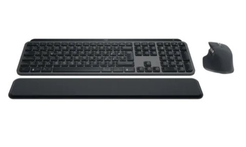 Logitech Klawiatura MX Keys S + mysz + podkładka Combo Graphite US 920-011614 Logitech Klawiatura MX Keys S + mysz + podkładka Combo Graphite US 920-011614