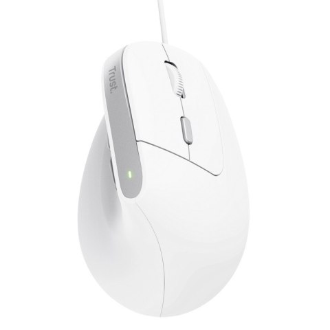 Trust Mysz ergonomiczna przewodowa Bayo II biała Trust Mysz ergonomiczna przewodowa Bayo II biała