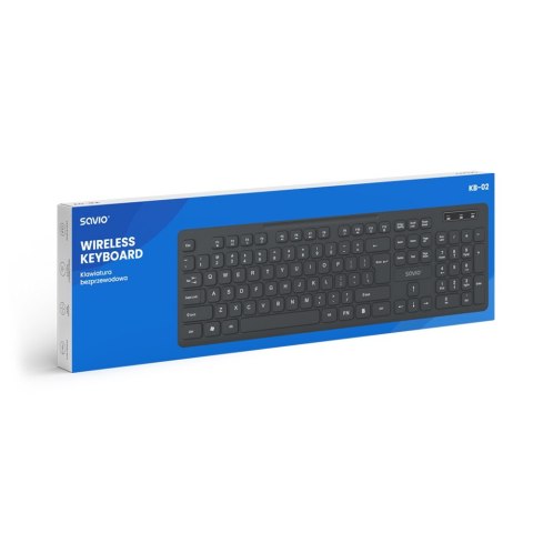 Savio Klawiatura bezprzewodowa KB-02