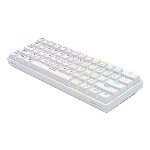 Savio Klawiatura mechaniczna Whiteout X2, Red Outemu, Hot Swap