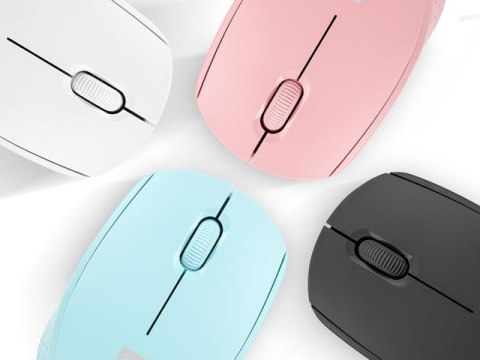 Natec Mysz bezprzewodowa Stork 1600 DPI różowa