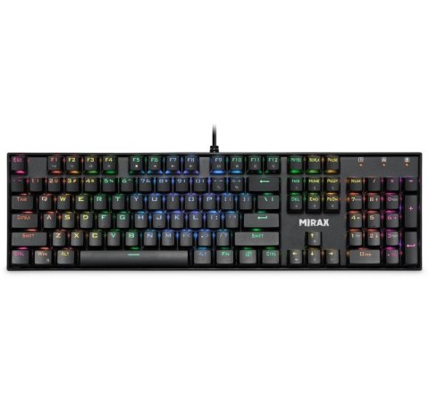 Defender Klawiatura mechaniczna MIRAX GK-352 podświetlenie RGB Czarna