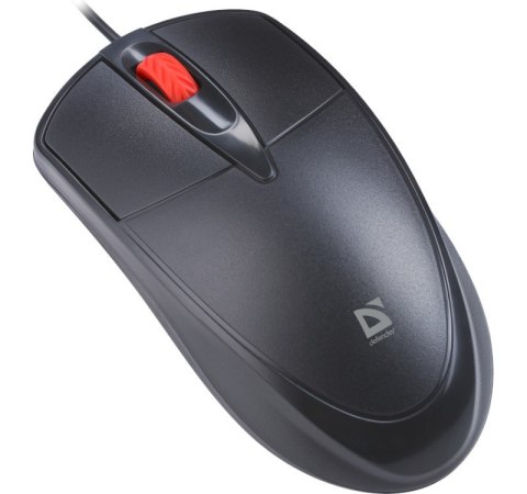 Defender Mysz przewodowa silent click ICON MB-057 1000 DPI Czarna Defender Mysz przewodowa silent click ICON MB-057 1000 DPI Czarna