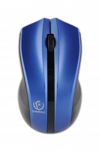 Rebeltec Bezprzewodowa mysz optyczna, GALAXY Blue/silver Rebeltec Bezprzewodowa mysz optyczna, GALAXY Blue/silver