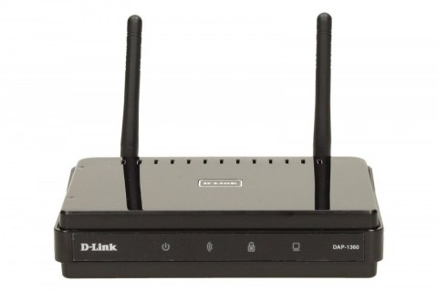 D-Link DAP-1360 punkt dostępu WiFi N300 (2.4GHz) 1xLAN 2xRP-SMA (odkręcane) MIMO WDS D-Link DAP-1360 punkt dostępu WiFi N300 (2.4GHz) 1xLAN 2xRP-SMA (odkręcane) MIMO WDS
