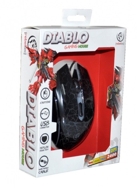 Rebeltec Gamingowa mysz optyczna USB DIABLO Rebeltec Gamingowa mysz optyczna USB DIABLO