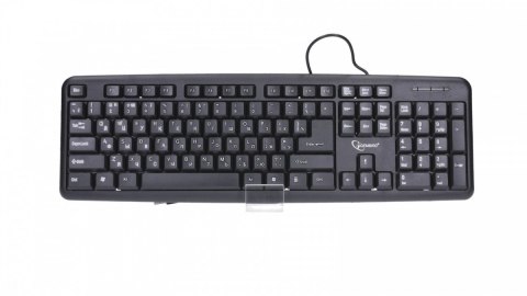 Gembird Klawiatura standardowa USB Cyrylica KB-U-103-RU czarna Gembird Klawiatura standardowa USB Cyrylica KB-U-103-RU czarna
