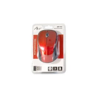 ART Mysz bezprzewodowo-optyczna USB AM-92E czerwona ART Mysz bezprzewodowo-optyczna USB AM-92E czerwona