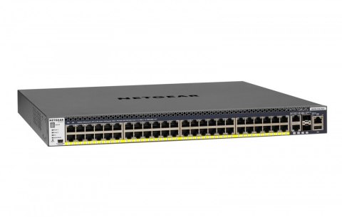 Netgear Przełącznik Switch GSM4352PA 48xGE(48xPoE+) 2x10GE 2xSFP+ Netgear Przełącznik Switch GSM4352PA 48xGE(48xPoE+) 2x10GE 2xSFP+