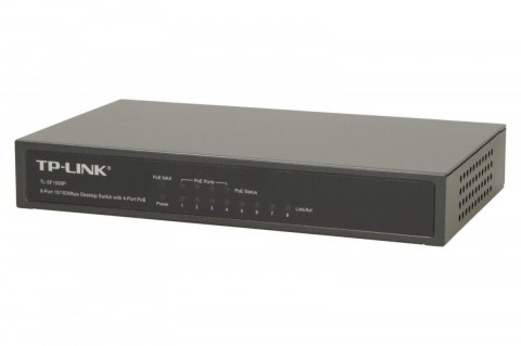 TP-LINK SF1008P switch 8x10/100 PoE Desktop TP-LINK SF1008P switch 8x10/100 PoE Desktop