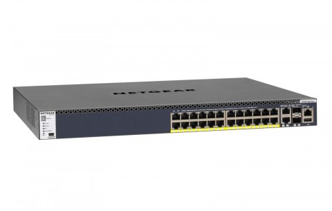 Netgear Switch M4300 24xGE(24xPoE+) 2x10GE 2xSFP+ GSM4328PB 1000W Netgear Switch M4300 24xGE(24xPoE+) 2x10GE 2xSFP+ GSM4328PB 1000W