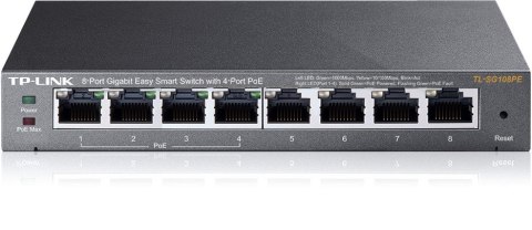 TP-LINK TL-SG108PE Switch Smart 8xGE (4xPoE) TP-LINK TL-SG108PE Switch Smart 8xGE (4xPoE)