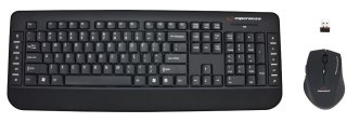 Esperanza Zestaw bezprzewodowy klawiatura z myszką EK120 2,4GHz USB