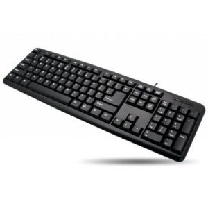 Techly Klawiatura USB 104 klawisze, układ US, czarna Techly Klawiatura USB 104 klawisze, układ US, czarna