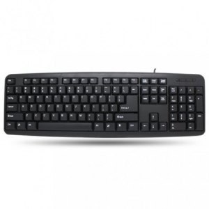 Techly Klawiatura USB 104 klawisze, układ US, czarna Techly Klawiatura USB 104 klawisze, układ US, czarna
