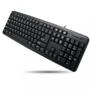 Techly Klawiatura USB 104 klawisze, układ US, czarna Techly Klawiatura USB 104 klawisze, układ US, czarna