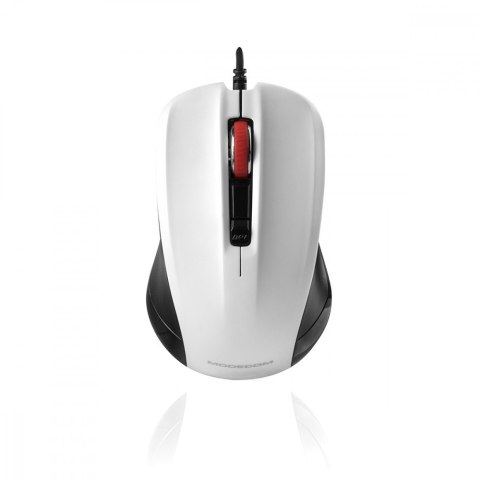 MODECOM M9.1 CZARNO-BIAŁA PRZEWODOWA MYSZ OPTYCZNA MODECOM M9.1 CZARNO-BIAŁA PRZEWODOWA MYSZ OPTYCZNA