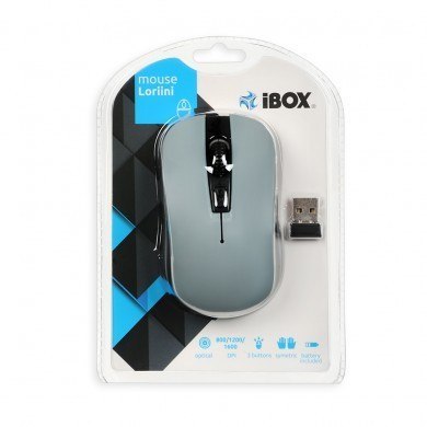IBOX Mysz Loriini Pro optyczna bezprzewodowa Czarna IBOX Mysz Loriini Pro optyczna bezprzewodowa Czarna