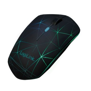 LogiLink Mysz bezprzewodowa Bluetooth, optyczna z podświetleniem LED