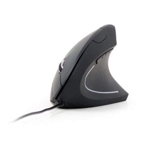 Gembird Mysz ergonomiczna optyczna 6-przyciskowa czarna Gembird Mysz ergonomiczna optyczna 6-przyciskowa czarna