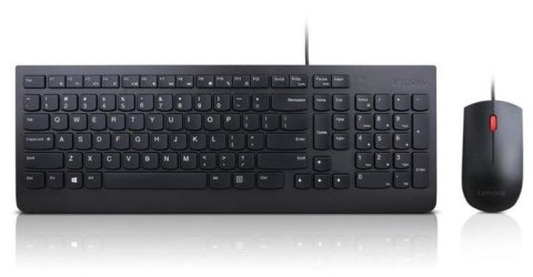 Lenovo Podstawowy zestaw przewodowej klawiatury i myszy US Euro 4X30L79922 Lenovo Podstawowy zestaw przewodowej klawiatury i myszy US Euro 4X30L79922