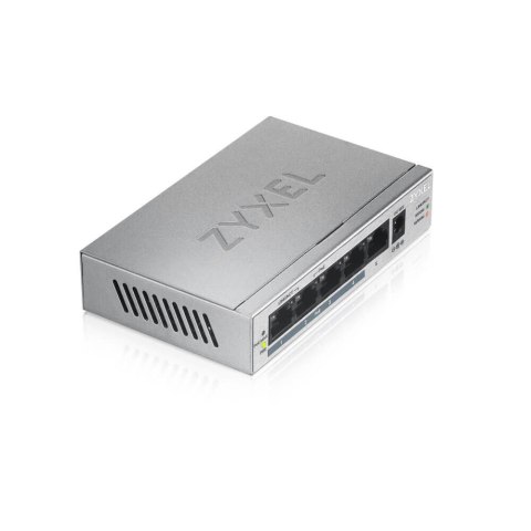 Zyxel Przełącznik GS1005-HP 5 Port Gigabit PoE+ unmanaged desktop 60W Zyxel Przełącznik GS1005-HP 5 Port Gigabit PoE+ unmanaged desktop 60W